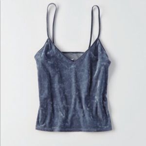 NWT American Eagle Outfitters Crushed Velvet Cami